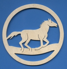 Fensterbild "Pferd" klein